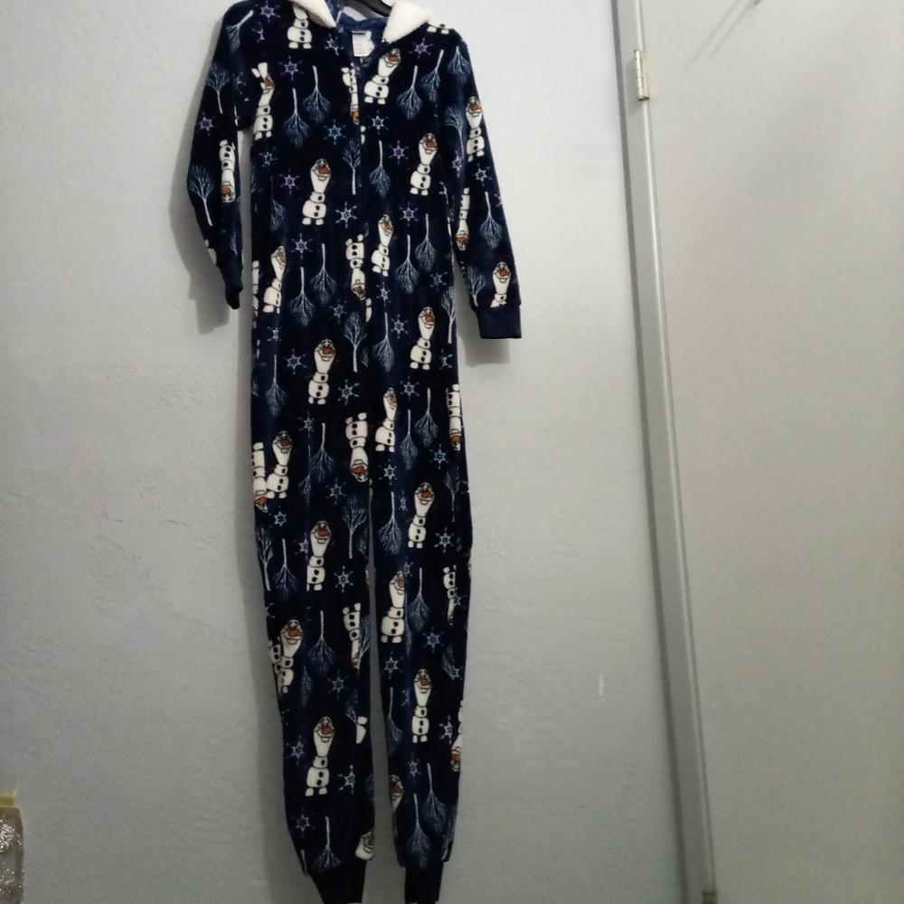 Disney Frozen II Olaf Union Suit One-piece Pajama XS Unisex